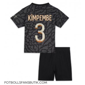 Paris Saint-Germain Presnel Kimpembe #3 Replika Tredje Tröja Barn 2023-24 Kortärmad (+ Korta byxor)